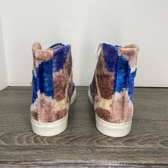 Elysian Ankara Silk Velvet Hi-top sneakers. EUR 38. Women’s 7.5. NWT. See pic - Picture 4 of 15